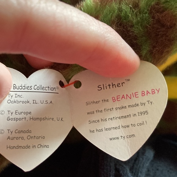 Vintage 1999 Slither beanie buddy - Picture 3 of 10